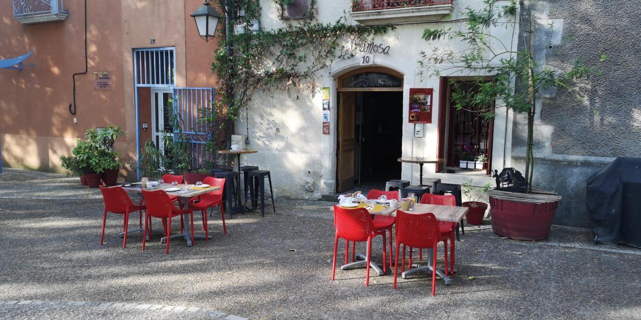 Le Mimosa Bed & Breakfast Saint-Saturnin-de-Lucian Bagian luar foto
